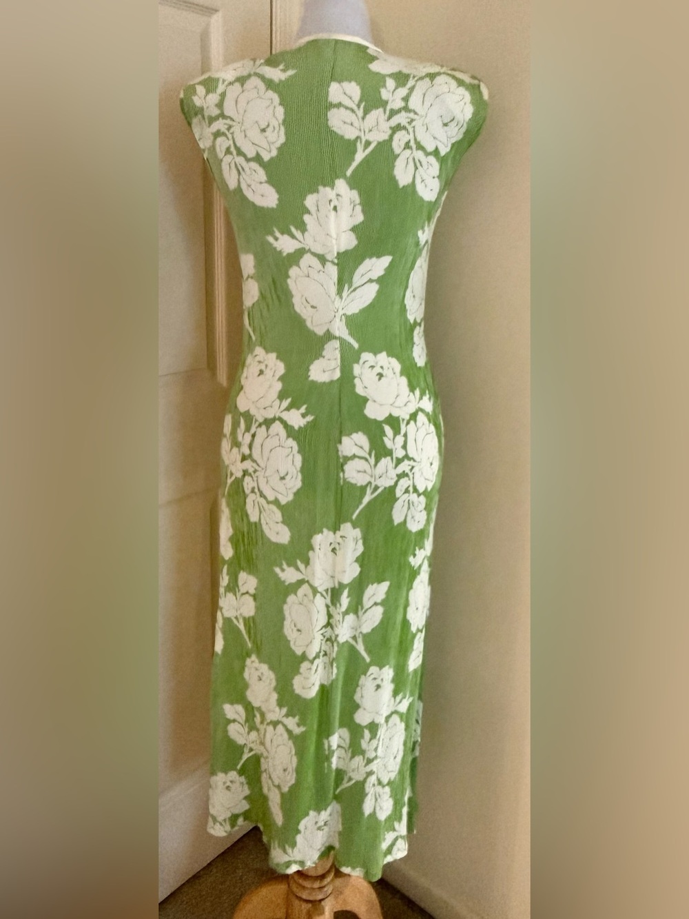 SULLY BONNELLY DRESSY DRESS ESCADA STYLE LIME COLOR SIZE 8US - Picture 6 of 8